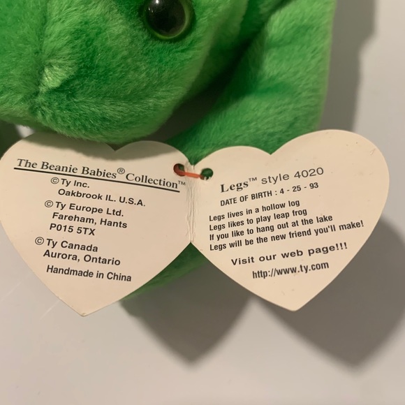 **RARE COLLECTABLE** “Legs” Beanie Baby - Picture 2 of 6